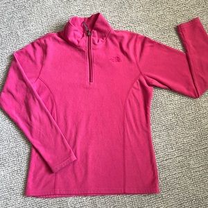 North Face pink fleece